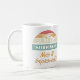 Knee Survivor Humor Kaffemugg