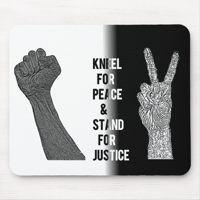 Kneel for Peace and stand for Justice Musmatta (Framsidan)
