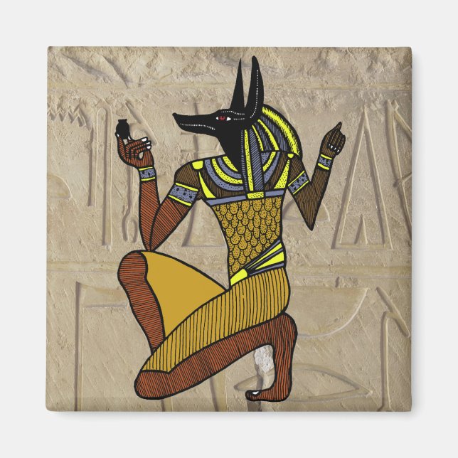 Kneeling Anubis Magnet (Framsidan)