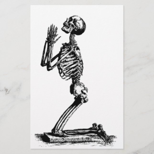 Kneeling Skeleton (Framsida)