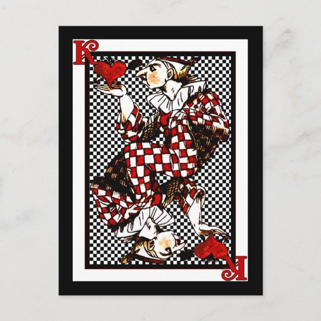 Knekten av hjärter postkort vykort (Framsida)