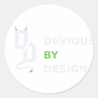 Knepig av design-klistermärke runt klistermärke
