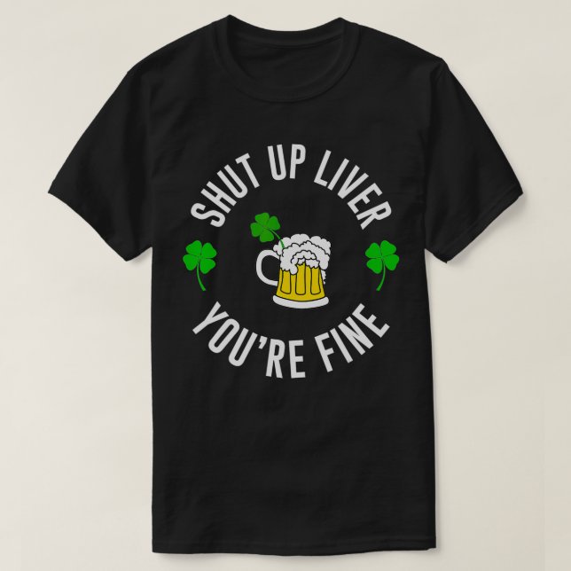 Knicka upp Leverera din Bra Manar St Patricks  T Shirt (Design framsida)