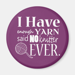 Knickar inte tillräckligt med garn/båtar {Mörk} Magnet