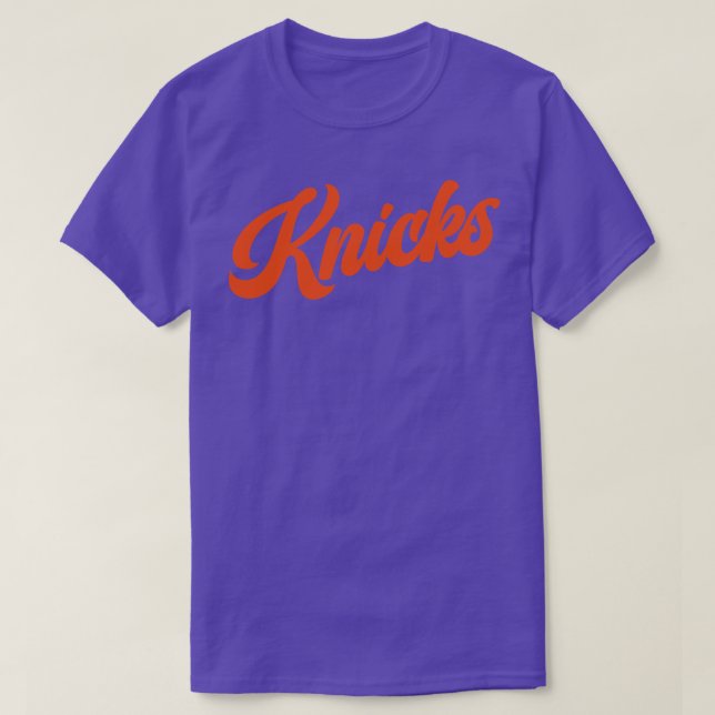 Knicks Retro New York Knicks Basketball T Shirt (Design framsida)