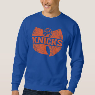 Knicks Wu Tang Blå och Orange  Lång Ärmad Tröja