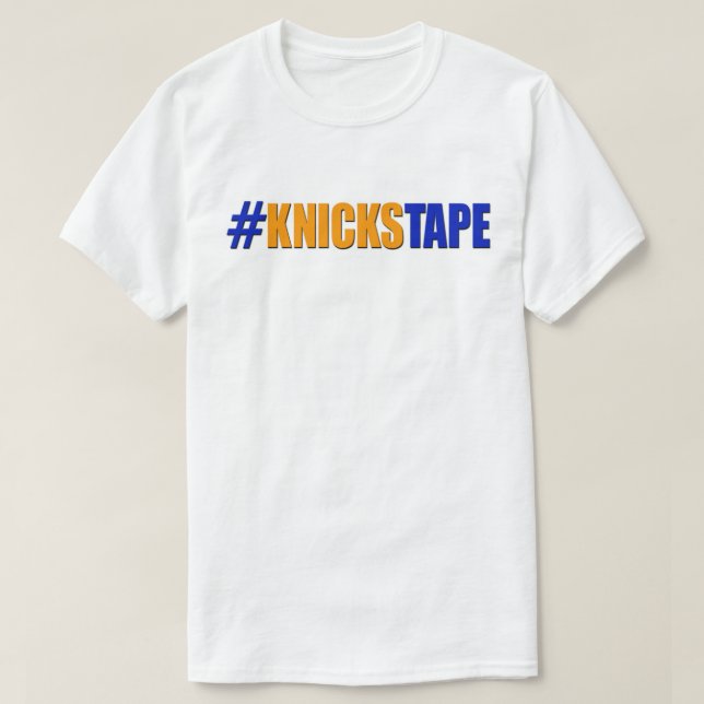 KnicksTape manar grundläggande T-tröja Tee (Design framsida)