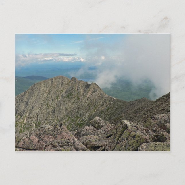 Knife Edge-stigen, Baxter State Park, Maine Vykort (Framsida)