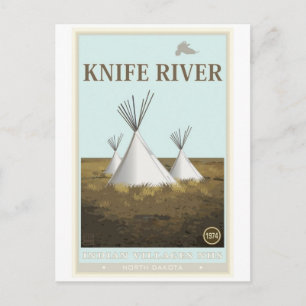 Knife River Indian Villages National Historic Site Vykort