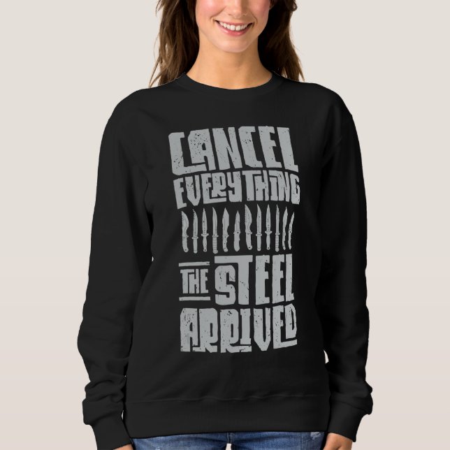 Knifemaking Knivar Forging Bladesmith Smithing Kni T Shirt (Framsida)