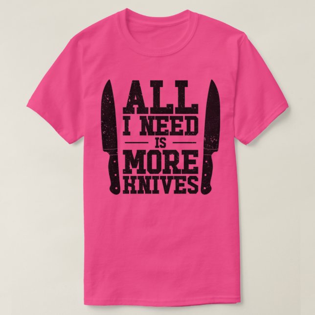 Knifemaking Knivar Skapar Bladesmith Smithing Kniv T Shirt (Design framsida)