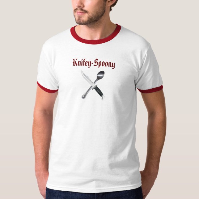 Knifey-Spoony Tee Shirt (Framsida)