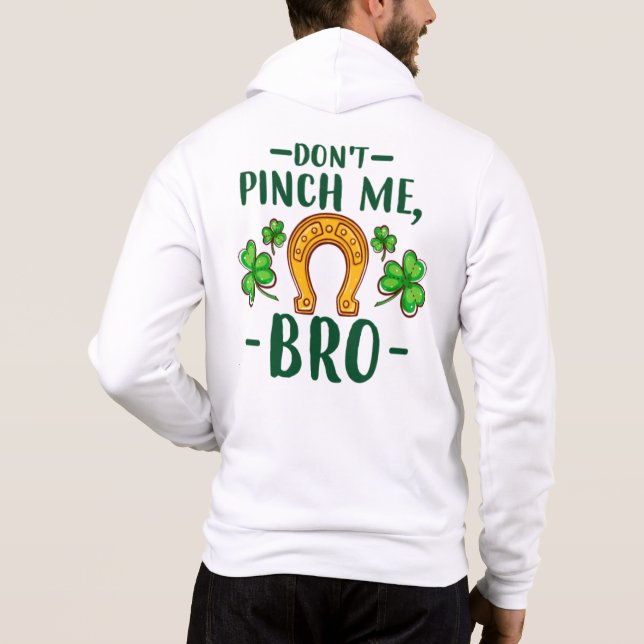 Kniffa Mig Inte Bro St. Patrick's Day Design-61108 T Shirt (Baksida)