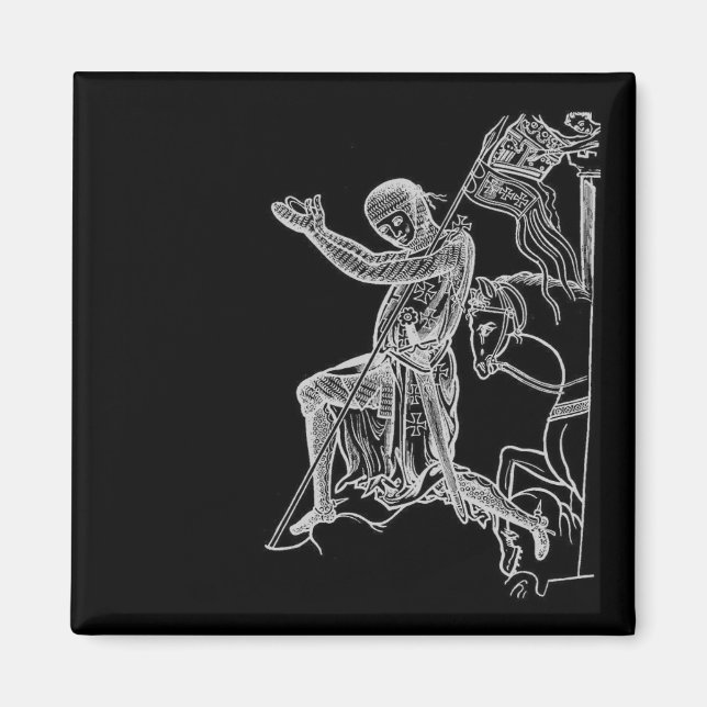 Knight 1300-talet magnet (Framsidan)