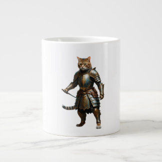 Knight cat jumbo mugg