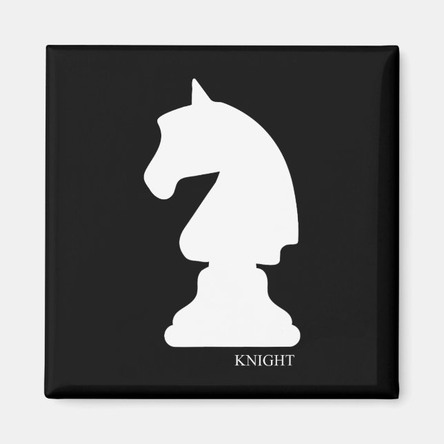 Knight Chess Biet Group Costume Chess Klubb Chess Magnet (Framsidan)
