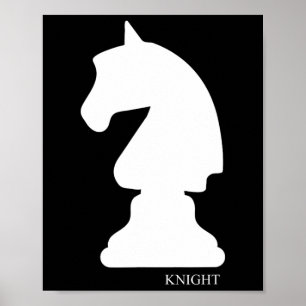 Knight Chess Biet Group Costume Chess Klubb Chess Poster