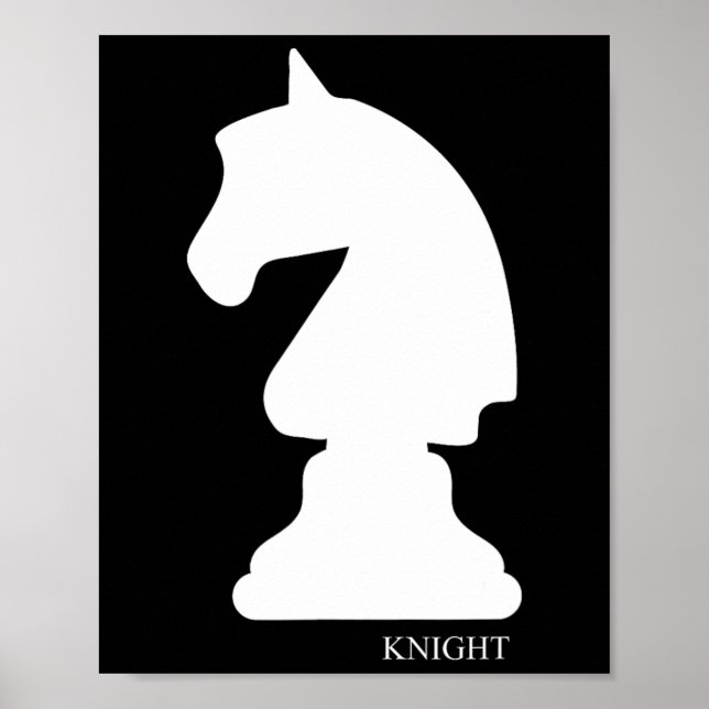 Knight Chess Biet Group Costume Chess Klubb Chess Poster (Framsidan)