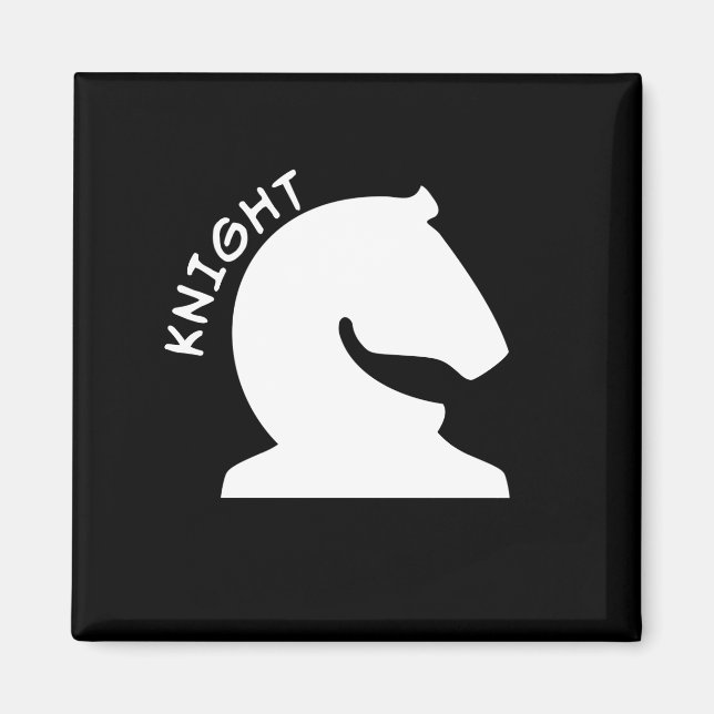 Knight Chess Biet Magnet (Framsidan)