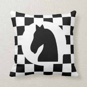 Knight Chess Biet - Pillow - Chess ThLED Gift Kudde