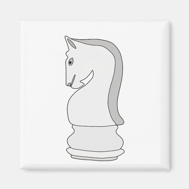 Knight Chess Magnet (Framsidan)