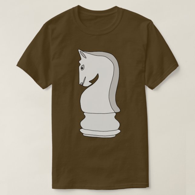 Knight Chess T Shirt (Design framsida)