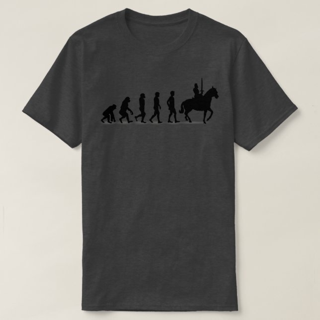 Knight Chevalier Evolution Ts T Shirt (Design framsida)