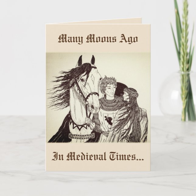 "Knight Courted Maidens!" Kort (Framsida)