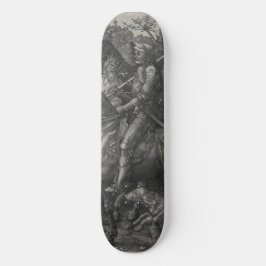 Knight, Death and Djävulen by Albrecht Durer Skateboard Bräda 21,5 Cm