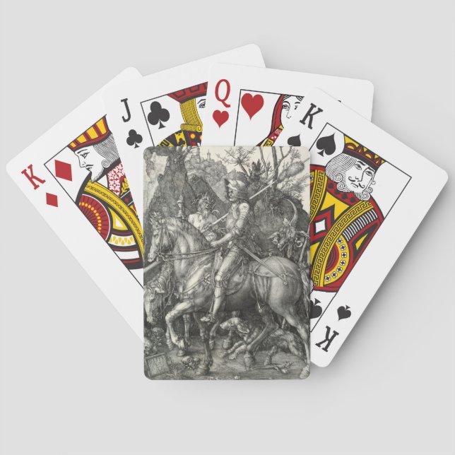 Knight, Death and the Djävulen (Durer 1513) Casinokort (Baksidan)