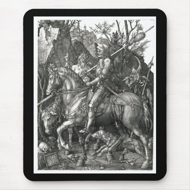 Knight, Death & the Djävulen - Albrecht Dürer c. 1 Musmatta (Framsidan)