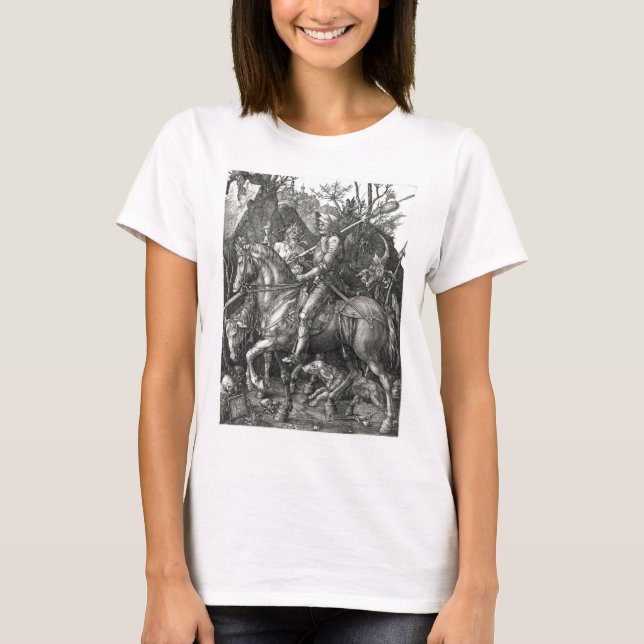 Knight, Death & the Djävulen - Albrecht Dürer c. 1 T Shirt (Framsida)