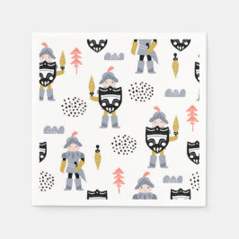 Knight & Dragons | Fairytale Födelsedagsfest Pappersservett