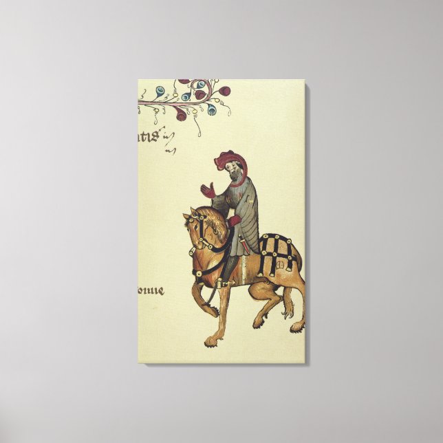 Knight, faksimil-detaljen från canvastryck (Framsida)