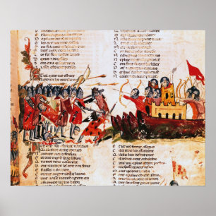 Knight Fighting Poster