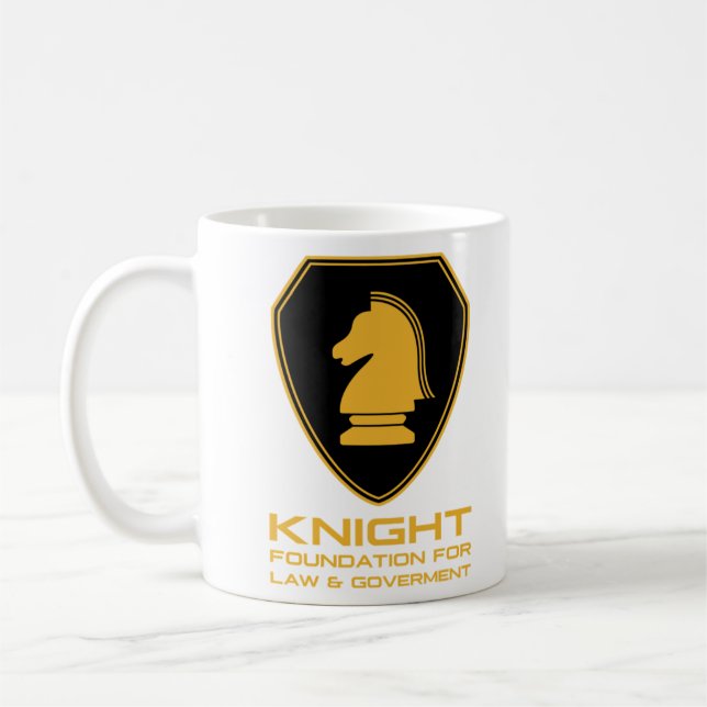 Knight Foundation for Law and Government inspirera Kaffemugg (Vänster)