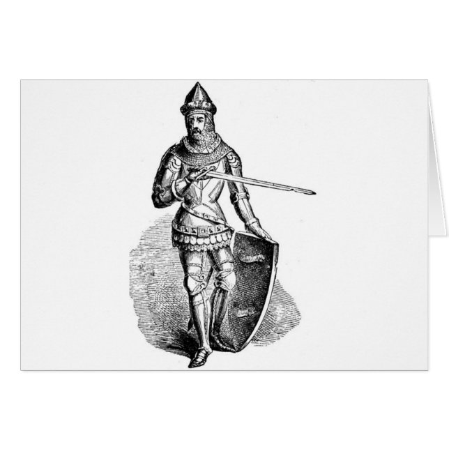 Knight Hälsningskort (Framsidan Horizontal)