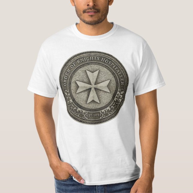 Knight Hospitaller 1099 T Shirt (Framsida)