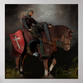 Knight Hospitaller från Saint John Poster