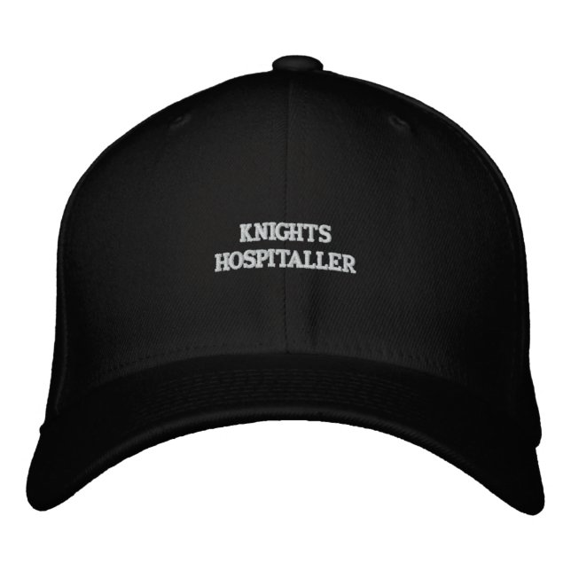 Knight Hospitaller Hat Broderad Keps (Framsida)