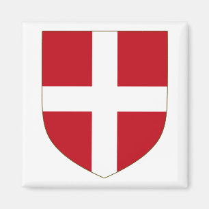Knight Hospitaller Jackar om Arm Magnet