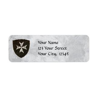 Knight Hospitaller Kor, Disted Returadress Etikett