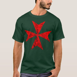 Knight Hospitaller Maltese Kor Crusader T Shirt