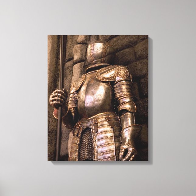 Knight i Armor Canvastryck (Framsida)