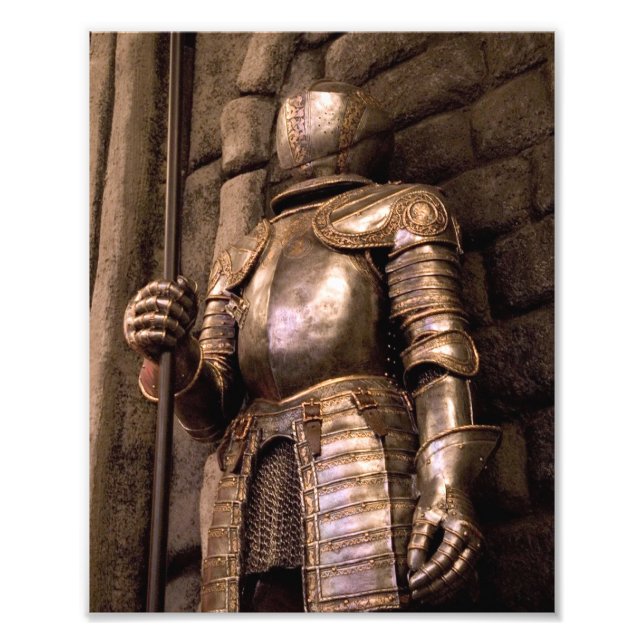 Knight i Armor Fototryck (Framsidan)