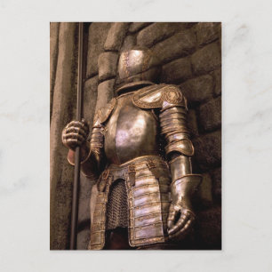 Knight i Armor Vykort