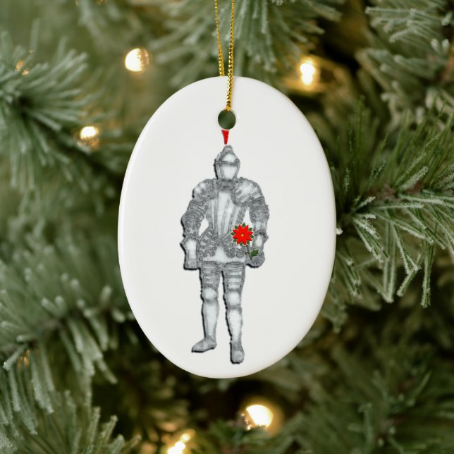 Knight i Shining Armor Ceramic Ornament (Träd)