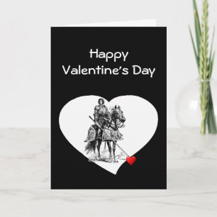 Knight i Shining Armor Kärlek Valentine Humor Helgkort