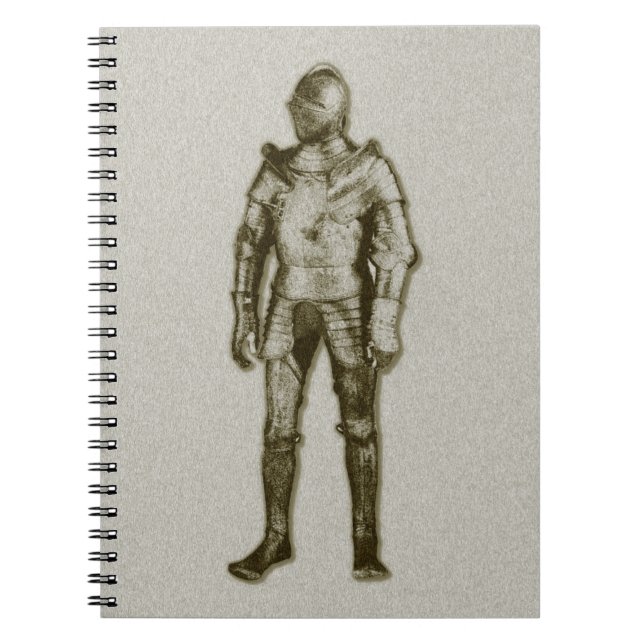Knight i Shining Armor Notebook Anteckningsbok (Framsidan)