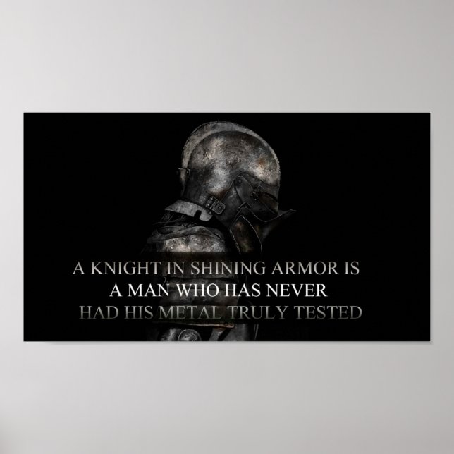 Knight in Armor Poster (Framsidan)